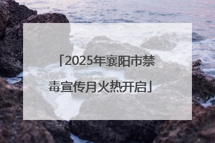 2025年襄阳市禁毒宣传月火热开启