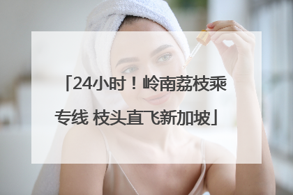24小时！岭南荔枝乘专线 枝头直飞新加坡