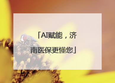 AI赋能，济南医保更懂您